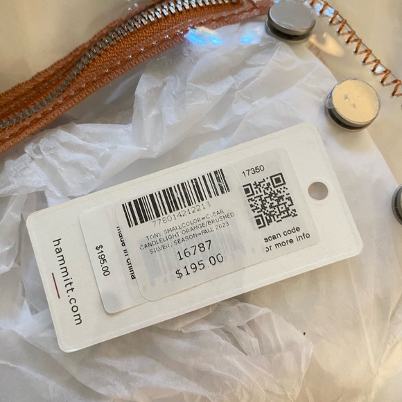 NWT Hammitt Tony Clear Stadium Approved Bag - Picture 3 of 6